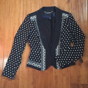 Decorative Silk Blazer